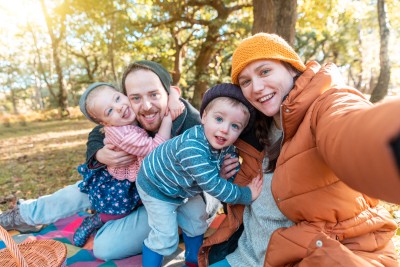 family outdoors 